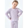 Waffle Long Sleeve 2-Piece Sets, Orchid Hush - Mixed Apparel Set - 3