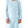 Waffle Long Sleeve 2-Piece Sets, Sky Blue - Mixed Apparel Set - 4