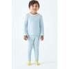 Waffle Long Sleeve 2-Piece Sets, Sky Blue - Mixed Apparel Set - 5