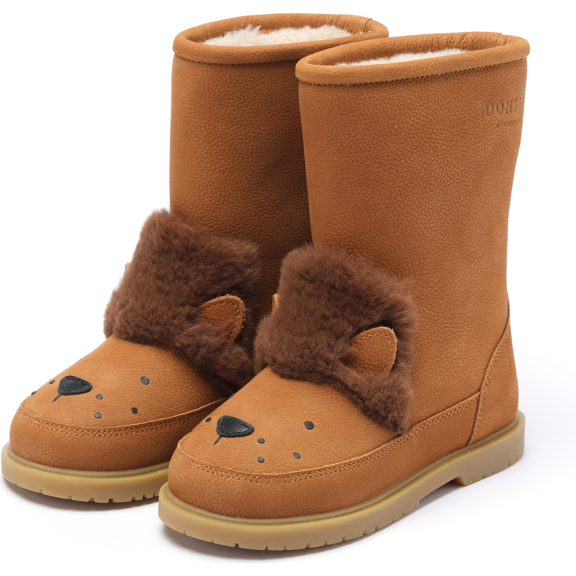 Wadudu Exclusive Lining & Leo Betting Leather Boots, Camel - Boots - 1