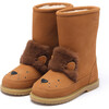 Wadudu Exclusive Lining & Leo Betting Leather Boots, Camel - Boots - 1 - thumbnail
