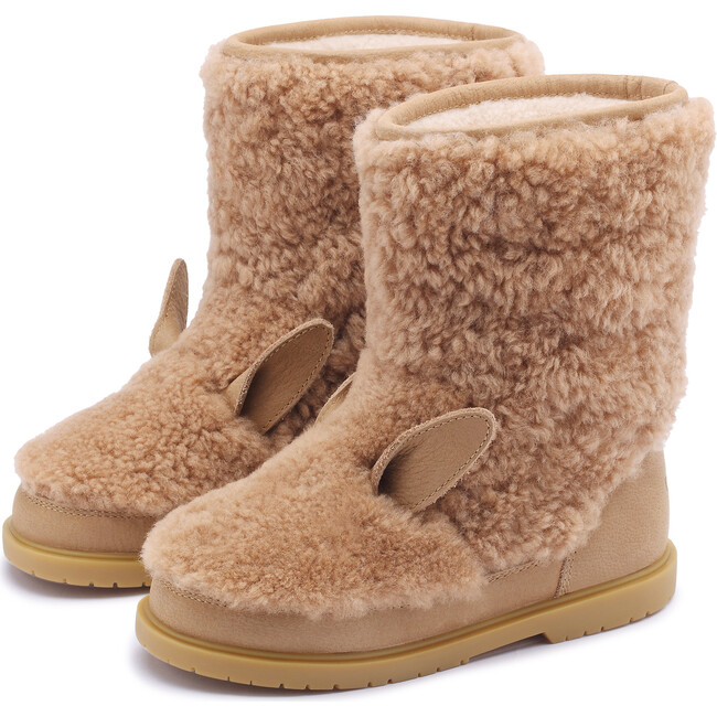 Irfi Lining & Alpaca Wool Boots, Truffle