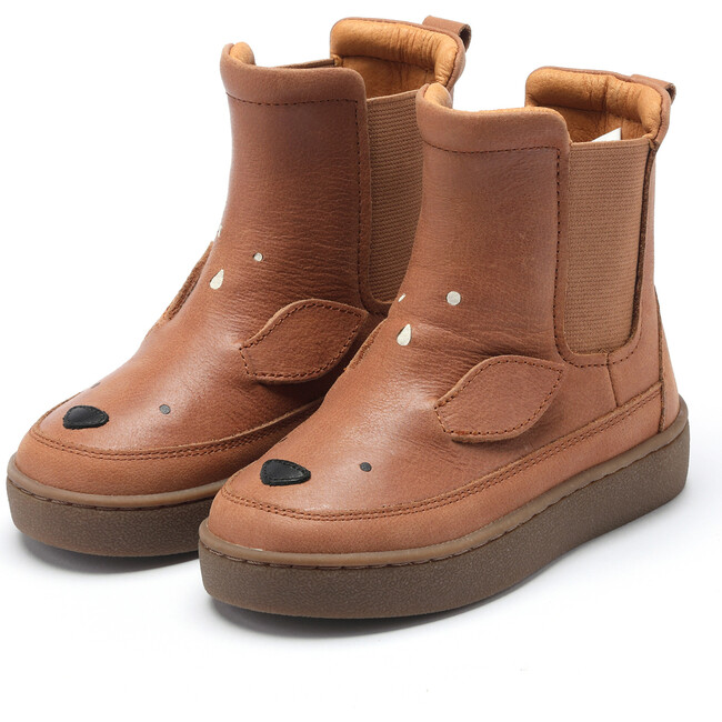 Thuru Classic Deer Leather Boots, Walnut - Boots - 1