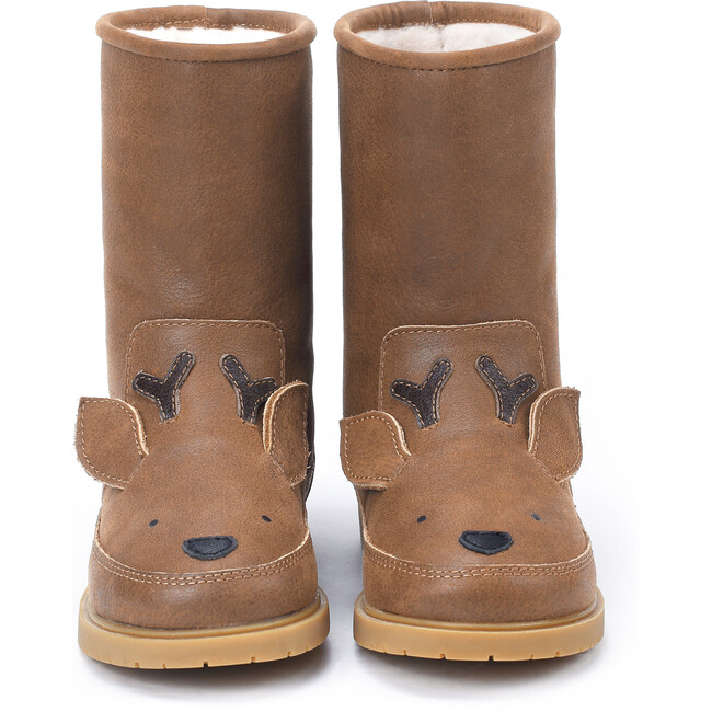 Wadudu Special Lining & Stag Leather Boots, Chestnut - Boots - 2