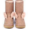 Wadudu Exclusive Lining & Winter Bunny Leather Boots, Hazelnut - Boots - 3 - thumbnail