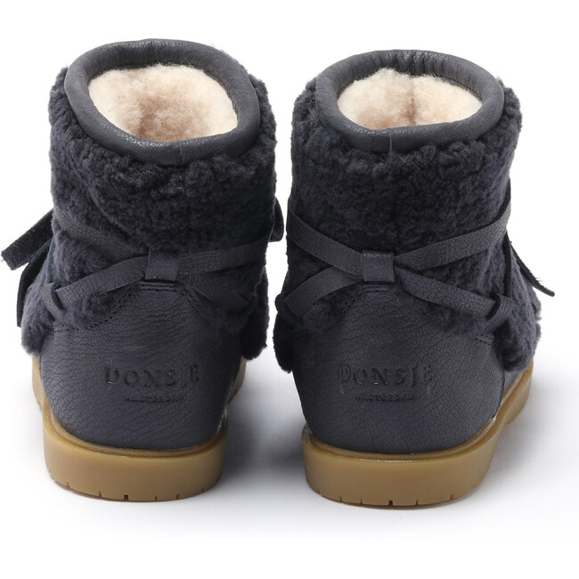 Inuka Lining & Wool Boots, Navy & Blue - Boots - 4