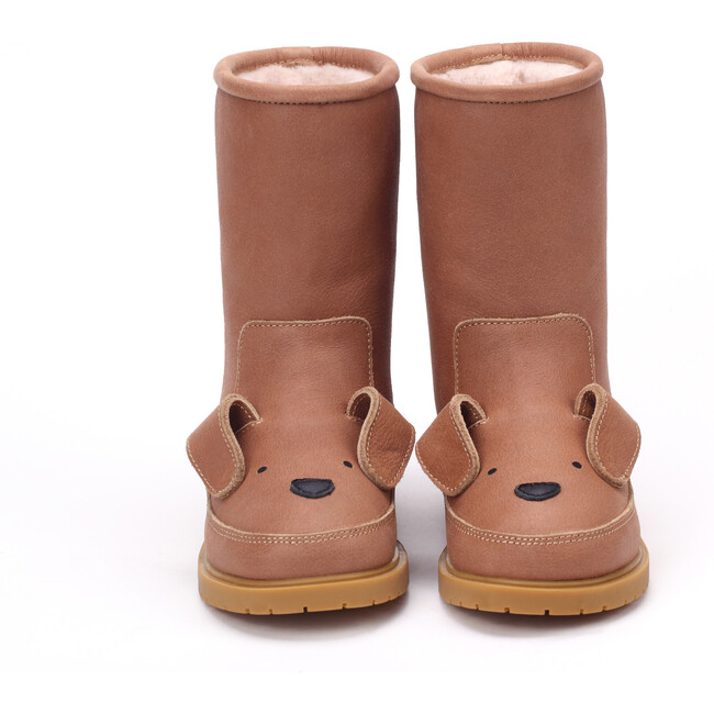 Wadudu Classic Lining & Dog Leather Boots, Hazelnut - Boots - 3