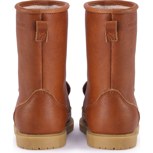 Wadudu Classic Lining & Bear Leather Boots, Cognac - Boots - 5