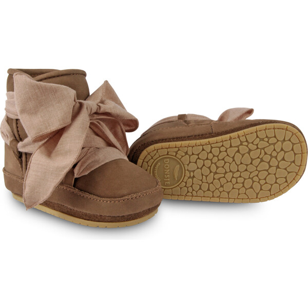 Anouk Lining Nubuck Boots, Hazelnut Donsje Amsterdam Shoes