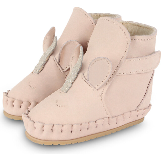 Kapi Special Lining & Unicorn Skin Leather Boots, Pink