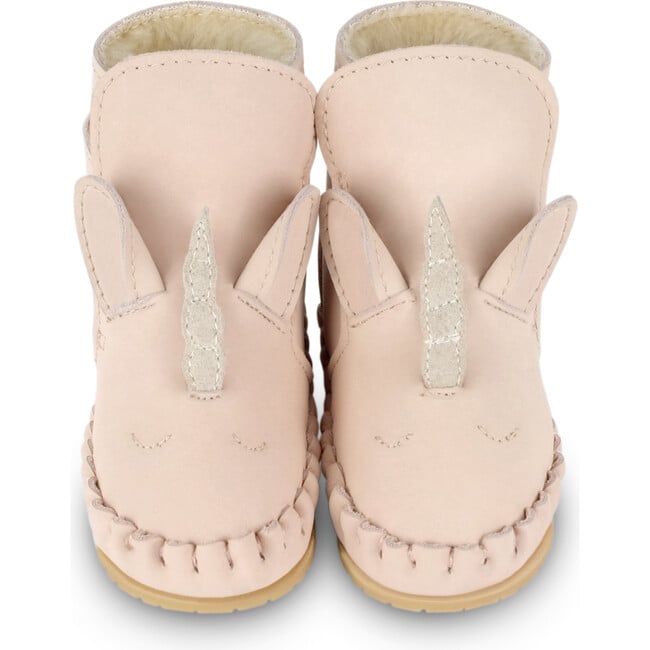 Kapi Special Lining & Unicorn Skin Leather Boots, Pink - Boots - 3