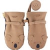 Kapi Classic Koala Nubuck Mittens, Truffle - Gloves - 1 - thumbnail