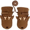 Kapi Special Stag Hazelnut Nubuck Mittens, Brown - Gloves - 1 - thumbnail