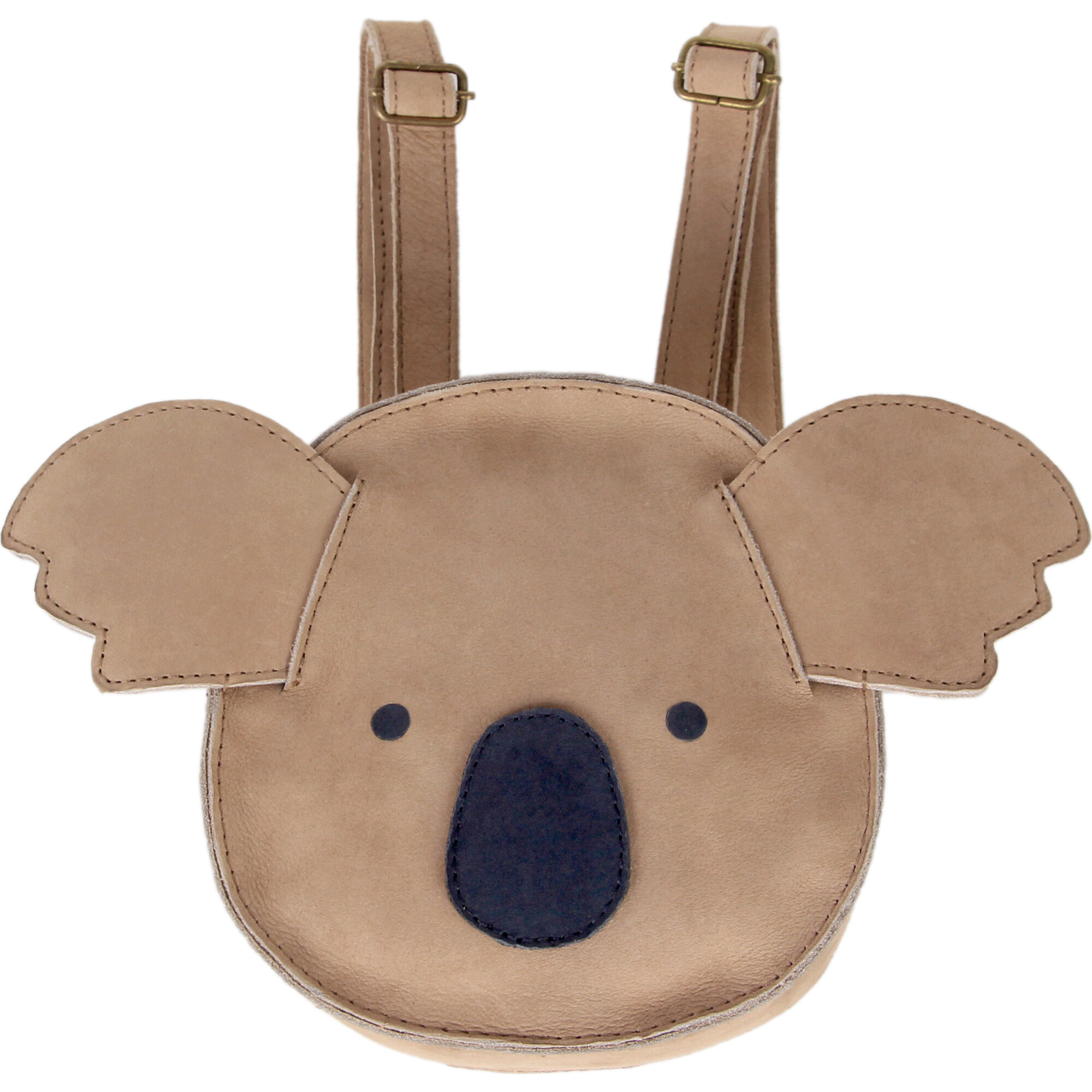 Kapi Classic Koala Nubuck Backpack, Truffle - Donsje Amsterdam