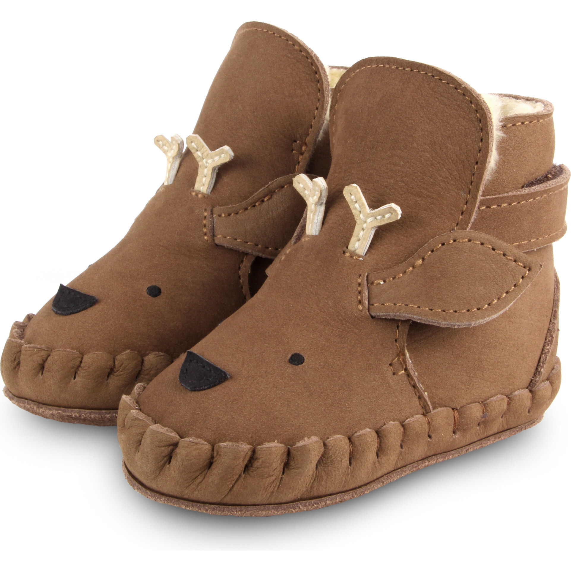 Kapi Special Lining & Stag Hazelnut Nubuck Boots, Brown - Boots - 1