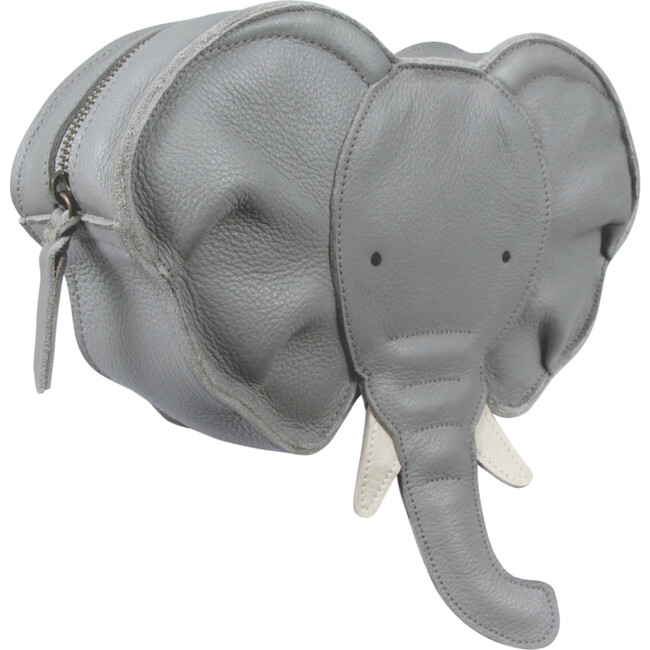 Kapi Special Elephant Leather Backpack, Grey - Backpacks - 3