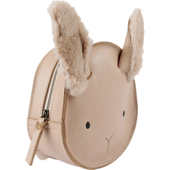 Kapi Exclusive Winter Bunny Leather Backpack, Light Rust - Backpacks - 3