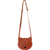 Britta Classic Bear Leather Purse, Cognac - Bags - 3