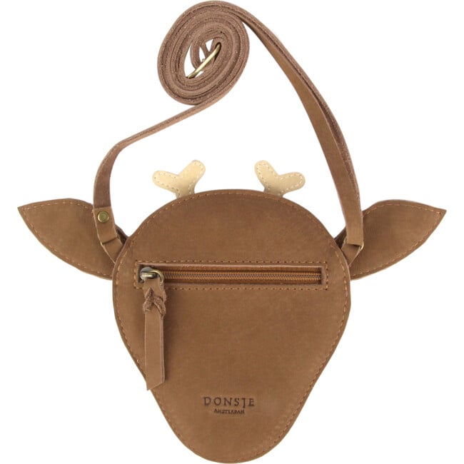 Britta Special Stag Nubuck Purse, Hazelnut - Bags - 4