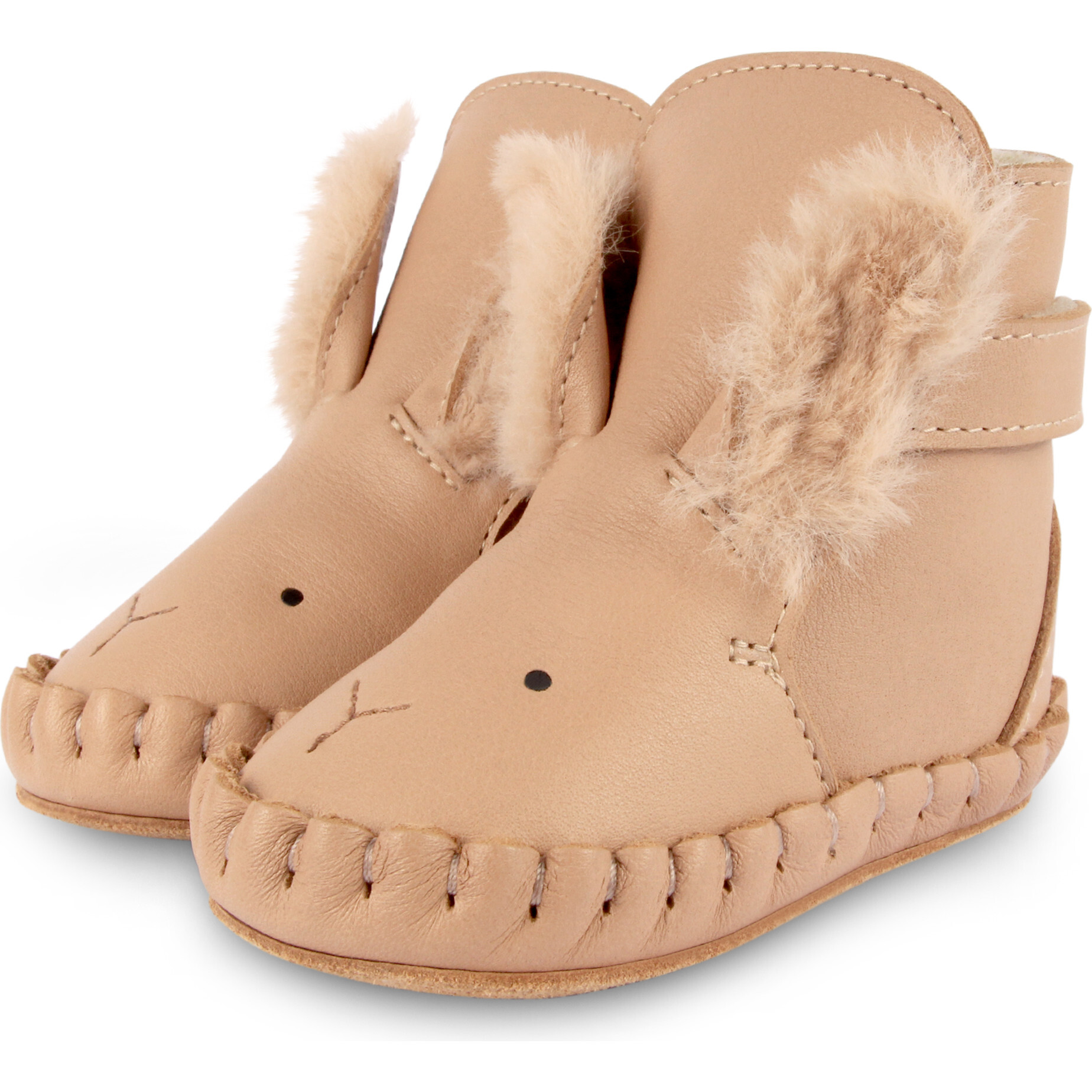Kapi Exclusive Lining & Winter Bunny Leather Boots, Light Rust - Boots - 1