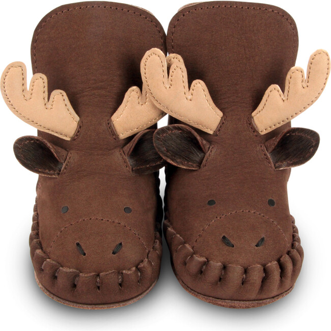 Kapi Exclusive Lining & Moose Nubuck Boots, Chocolate - Boots - 3