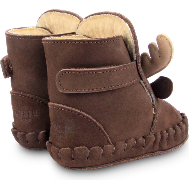 Kapi Exclusive Lining & Moose Nubuck Boots, Chocolate - Boots - 4