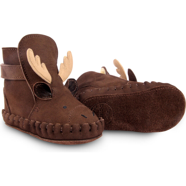 Kapi Exclusive Lining & Moose Nubuck Boots, Chocolate - Boots - 5