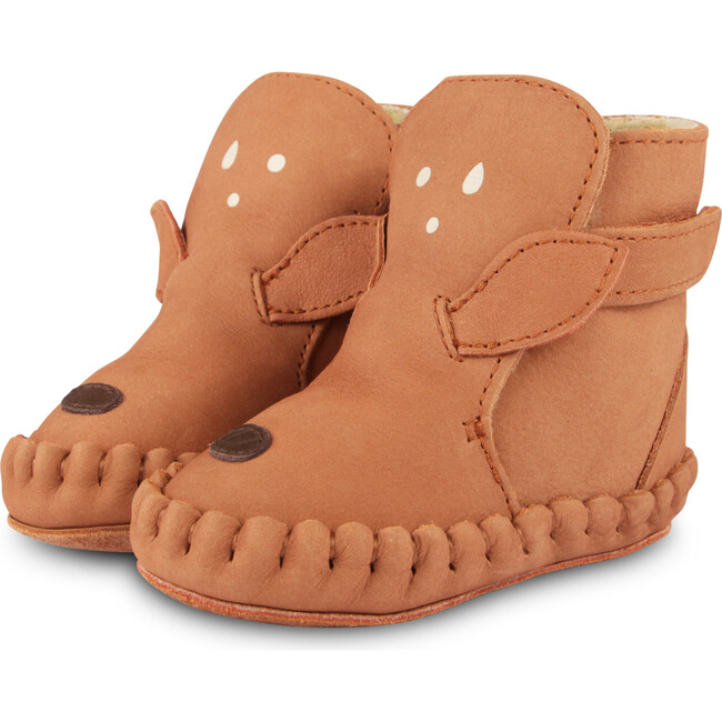 Kapi Classic Lining & Deer Walnut Nubuck Boots, Brown - Boots - 1