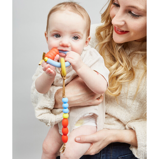 Primary Arch Ring Teether + Clip Set - Teethers - 4