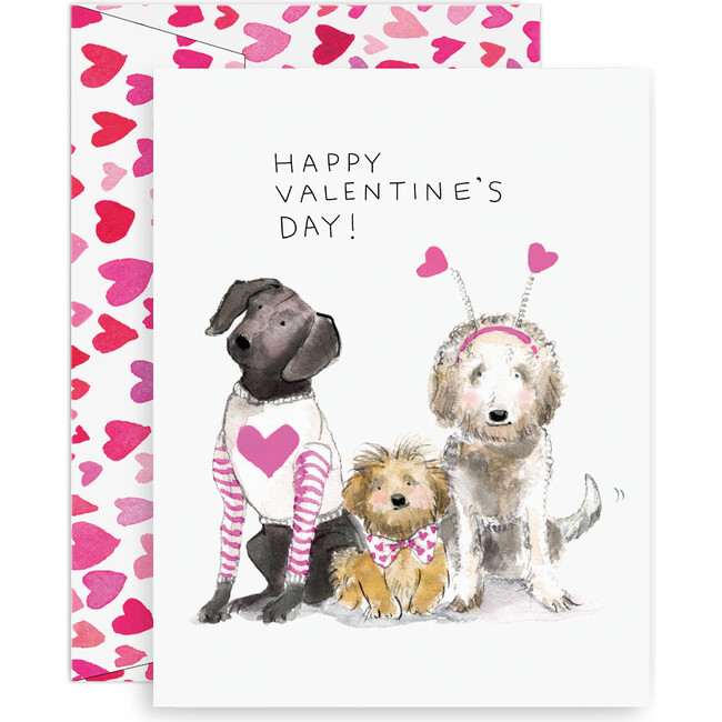 Doggie Dress-Up Classroom Valentine Set - Paper Goods - 1