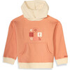 Planet First Colour Blocked Earth Hoodie, Dusty Pink - Sweatshirts - 1 - thumbnail