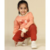 Planet First Colour Blocked Earth Hoodie, Dusty Pink - Sweatshirts - 4