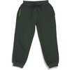 Planet First Cotton Fleece Joggers, Dark Green - Sweatpants - 1 - thumbnail