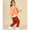 Planet First Colour Blocked Earth Hoodie, Dusty Pink - Sweatshirts - 6