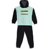 Planet First Earth Lover Joggers Set, Blue And Black - Mixed Apparel Set - 1 - thumbnail