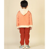 Planet First Colour Blocked Earth Hoodie, Dusty Pink - Sweatshirts - 7