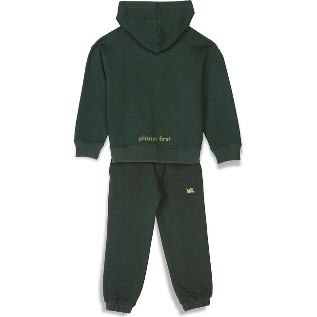 Planet First Trees-Please Joggers Set, Dark Green - Mixed Apparel Set - 8