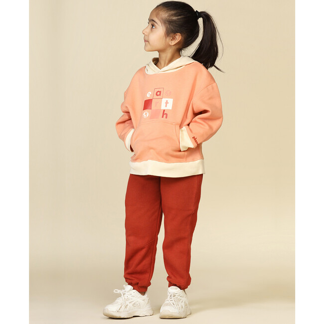 Planet First For the Earth Joggers Set, Dusty Pink And Red - Mixed Apparel Set - 3