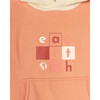 Planet First Colour Blocked Earth Hoodie, Dusty Pink - Sweatshirts - 9