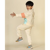 Planet First Cotton Fleece Joggers, Cream - Sweatpants - 6