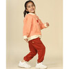Planet First For the Earth Joggers Set, Dusty Pink And Red - Mixed Apparel Set - 4 - thumbnail