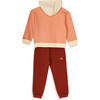 Planet First For the Earth Joggers Set, Dusty Pink And Red - Mixed Apparel Set - 7