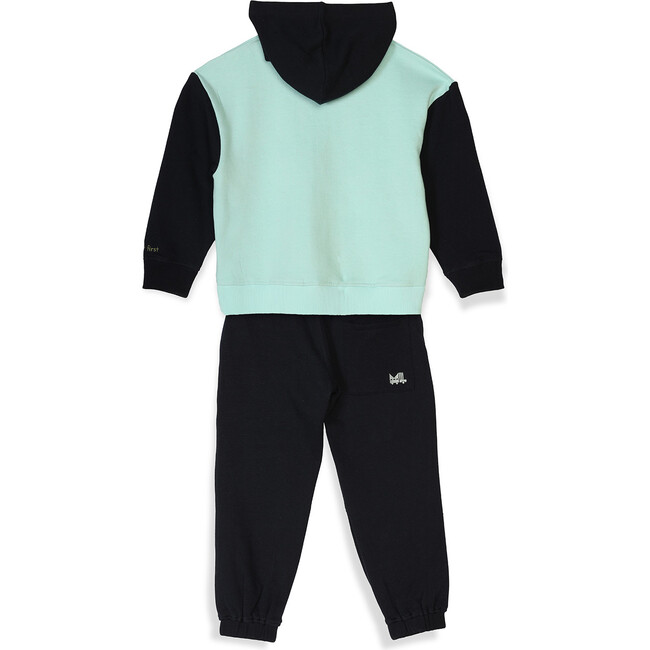 Planet First Earth Lover Joggers Set, Blue And Black - Mixed Apparel Set - 7