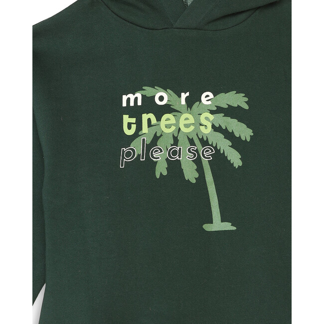 Planet First Trees-Please Hoodie, Dark Green - Sweatshirts - 9