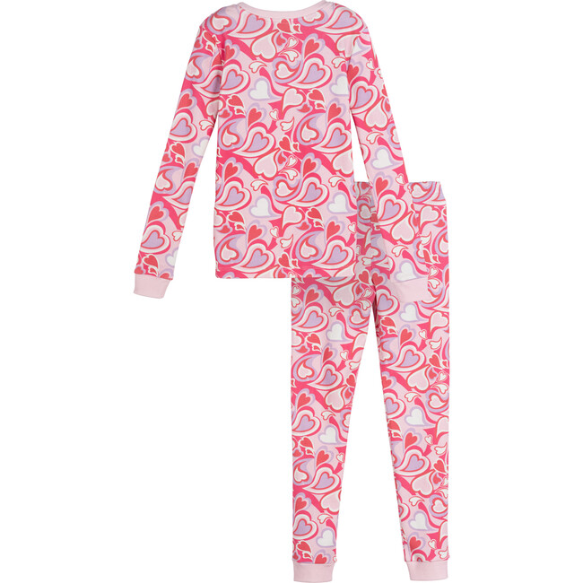 Dahl Pajama Set, Groovy Heart - Pajamas - 4