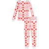 Taylor Pajama Set, Vintage Red Hearts - Pajamas - 5