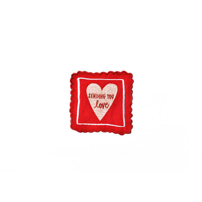 Stamp of Love Cocktail Napkins Set of 4