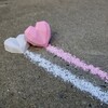 TWEE Piece of My Heart Handmade Sidewalk Chalk Set, Pink - Arts & Crafts - 4