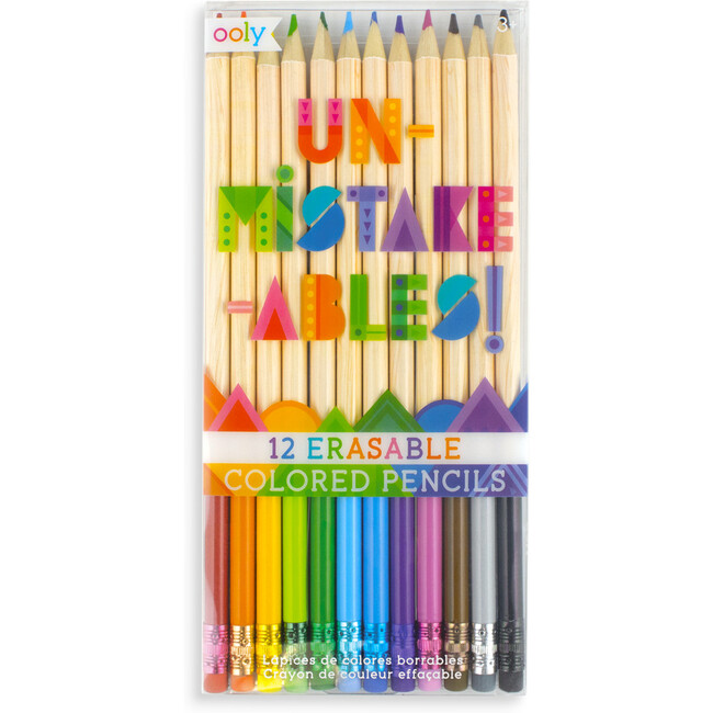 Un-Mistake-Ables! Erasable Colored Pencils (Set of 12) - Arts & Crafts - 1