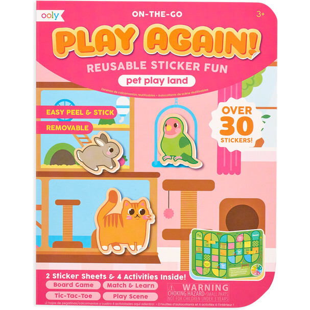 Play Again! Mini On-The-Go Activity Kit, Pet Play Land